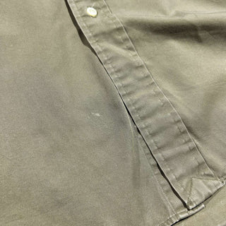 Ralph Lauren ボタンダウン 無地 S/S シャツ(カーキ)