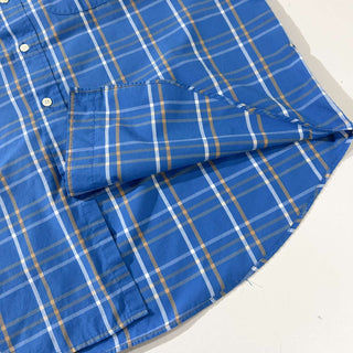 "made in USA" POLO JEANS ボタンダウン チェック S/S シャツ