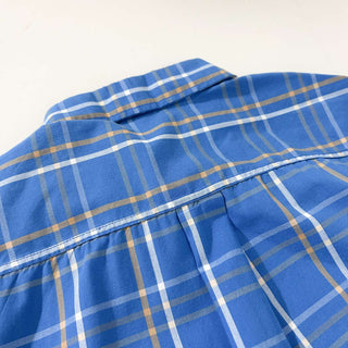 "made in USA" POLO JEANS ボタンダウン チェック S/S シャツ