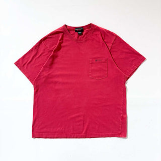 00's "MADE IN USA" Eddie Bauer SPORTS 両面プリント ポケット Tシャツ