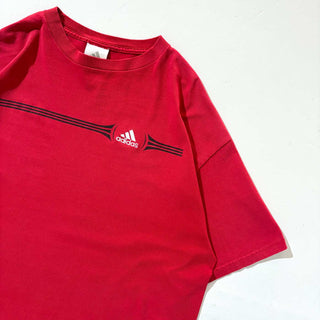 00's adidas ロゴ 刺繍 Tシャツ