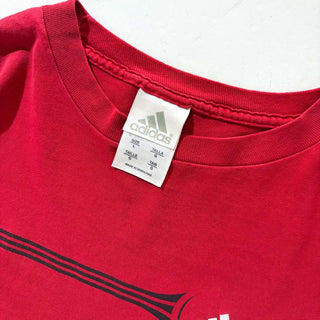 00's adidas ロゴ 刺繍 Tシャツ