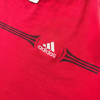 00's adidas ロゴ 刺繍 Tシャツ