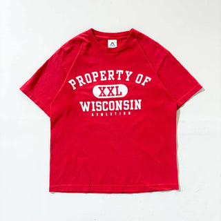 00' "MADE IN MEXICO" カレッジプリント Tシャツ