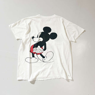 80's "MADE IN USA" screen stars MICKY 両面 キャラクター プリント Tシャツ