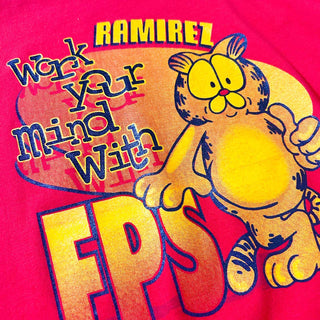 90's "MADE IN USA" Fruit of the loom ガーフィールド キャラクター プリント Tシャツ