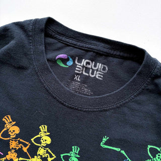 00's LIQUID BLUE "GRATEFUL DEAD" ダンシングスカル プリント Tシャツ