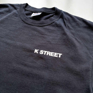 00's K STREET ブラックユーモア ミュージック プリント Tee