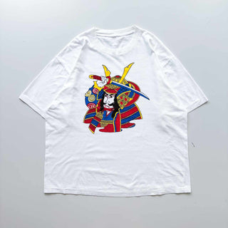 ～90's 武士 プリント Tシャツ