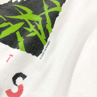 90's "made in USA" Hanes パンダ プリント Tシャツ