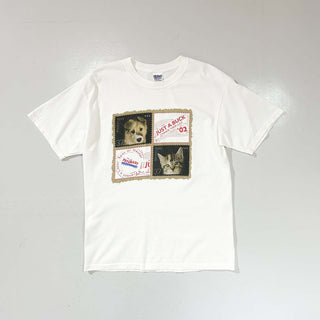 Gildan アニマル 切手プリント Tシャツ