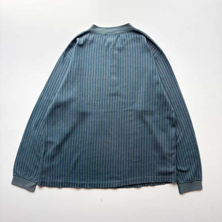90's "MADE IN USA" L.L.BEAN ヘンリーネック ストライプ カットソー