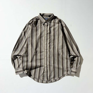 90's puritan マルチストライプ L/Sシャツ