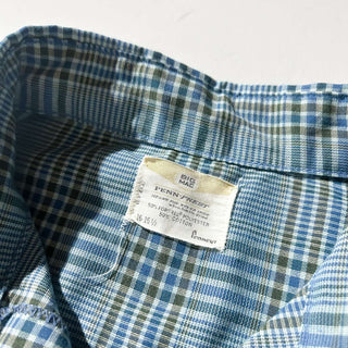 80's BIG MAC チェック ポリ L/Sシャツ