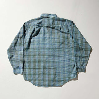 80's BIG MAC チェック ポリ L/Sシャツ