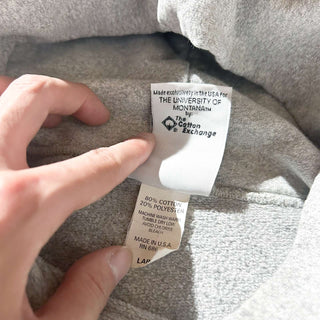 00's "made in USA" The Cotton Exchange カレッジプリント スウェット パーカ