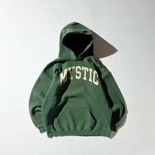 00's TULTEX カレッジプリント フェード スウェット パーカ