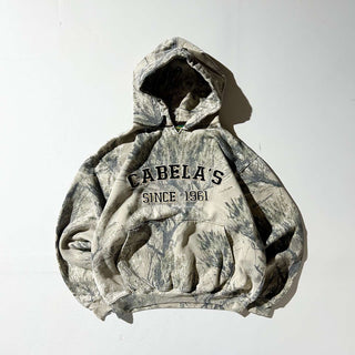 00's CABELA'S リアルツリーカモ スウェット パーカ