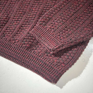 90's "made in USA" BILL BLASS メランジ コットンニットセーター