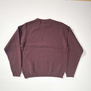 90's "made in USA" BILL BLASS メランジ コットンニットセーター