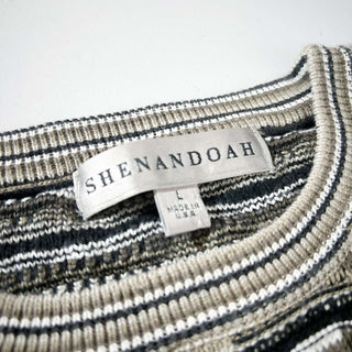 90's～ "made in USA" SHENANDOAH 総柄 コットンニットセーター