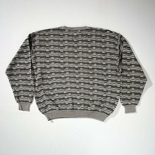 90's～ "made in USA" SHENANDOAH 総柄 コットンニットセーター