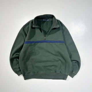 Nautica ライン ハーフジップ スウェットシャツ