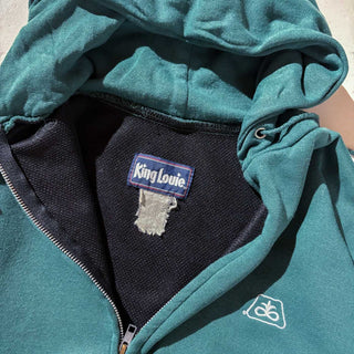 ～90's King Louie ダブルフェイス フルジップ スウェット パーカ