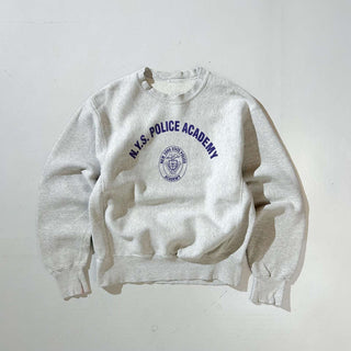 80's～90's unknown 2連プリント リバースウィーブタイプ スウェットシャツ