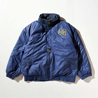 90's NIKE コットン切替 中綿ナイロン ジャケット