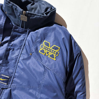 90's NIKE コットン切替 中綿ナイロン ジャケット