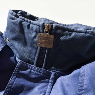 90's NIKE コットン切替 中綿ナイロン ジャケット