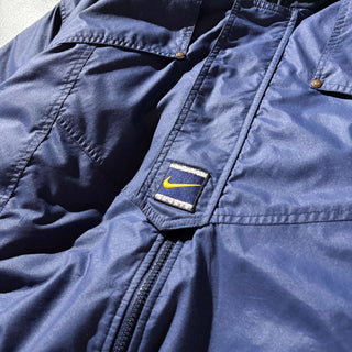 90's NIKE コットン切替 中綿ナイロン ジャケット