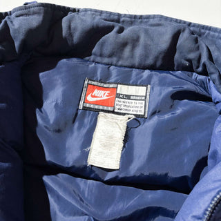 90's NIKE コットン切替 中綿ナイロン ジャケット