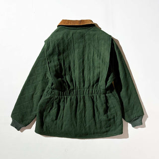 80's "made in USA" Woolrich レザー切替 シューティング ジャケット