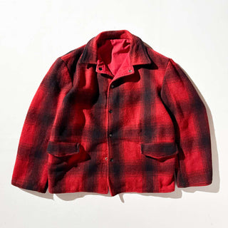 60's～ unknown リバーシブル ウール×コットン ジャケット