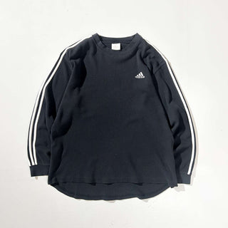 00's adidas スリーストライプス サーマル カットソー