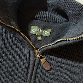 00's ORVIS フェイクスエード ショルダー ニット ベスト