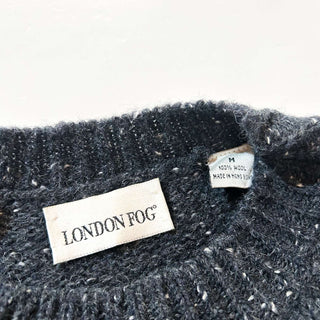 90's～ LONDON FOG ノルディック柄 ウール ニットセーター