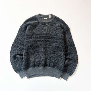 90's～ GAP ノルディック柄 ウール ニットセーター