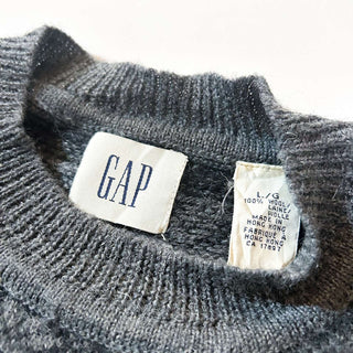 90's～ GAP ノルディック柄 ウール ニットセーター