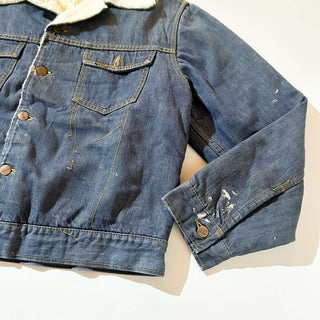 70's ROEBUCKS バッドダイ デニム ボアジャケット