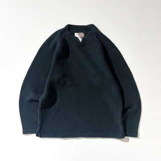 90's THE TERRITORY AHEAD ヘビーコットン ラグラン ニットセーター