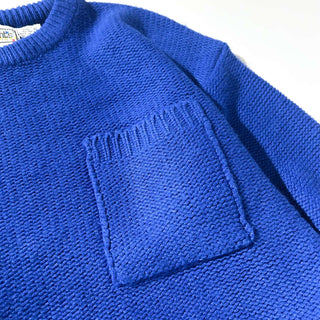 80's segments ポケット アクリルニットセーター