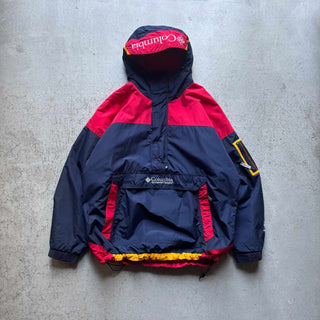 90's～00's Columbia ナイロン パデット フーデッド アノラック パーカ