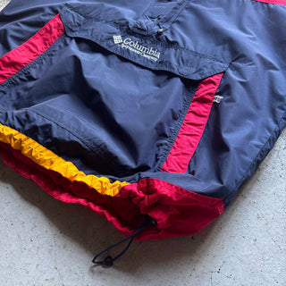 90's～00's Columbia ナイロン パデット フーデッド アノラック パーカ