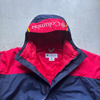 90's～00's Columbia ナイロン パデット フーデッド アノラック パーカ