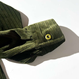 00's ONE STEP UP ストライプ ベロア L/S シャツ