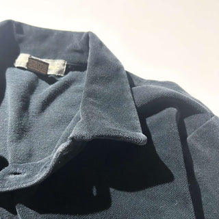 90's BANANA REPUBLIC コットンベロア L/S ポロシャツ