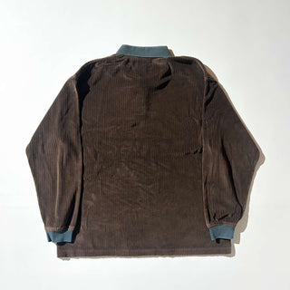 00's RIVER TRADER 針抜き コットンベロア L/S ポロシャツ